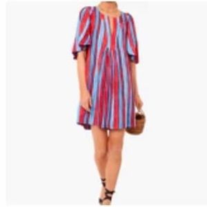 TuckerNuck XL Painterly Striped Finley Dress